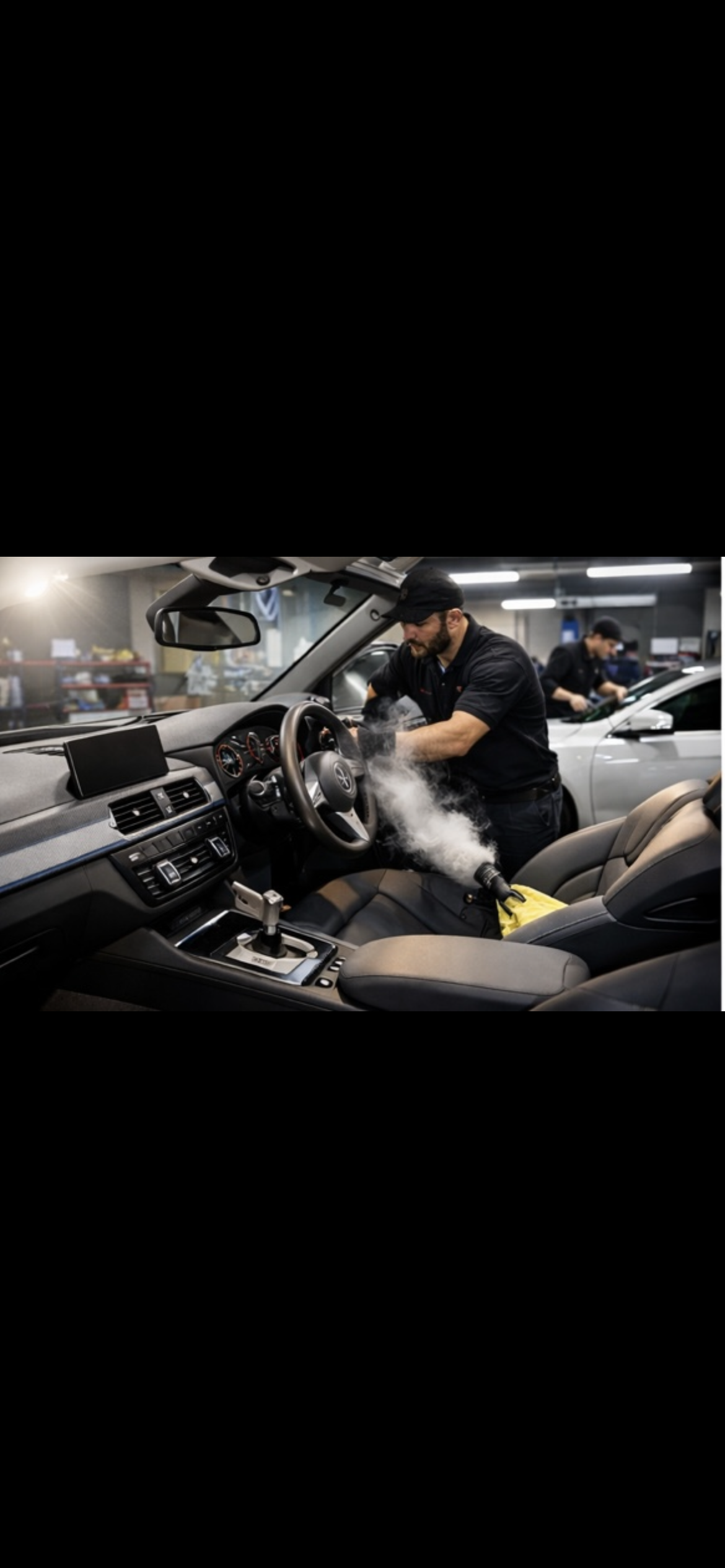 Professional car interior detailing service